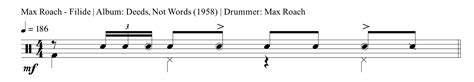 Jazz Grooves Drum Transcriptions Part 2 Francis Drumming Blog
