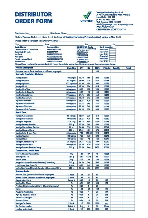 earn genuine extra huge income  vestige products order form