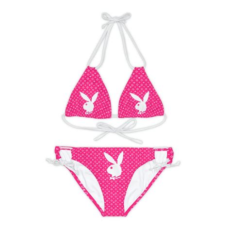 Hot Pink Bunny Bikini Set Two Piece Bikini Set Women S Swimsuit Sold