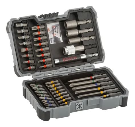 Melhores Bits Para Parafusadeira - Kit De Bits Pontas Soquetes Para Parafusadeira 43 Pçs Bosch ...