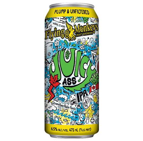FLYING MONKEYS JUICY ASS IPA X Can Ml The Beer Store
