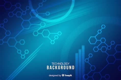 Free Vector Blue Abstract Technology Background