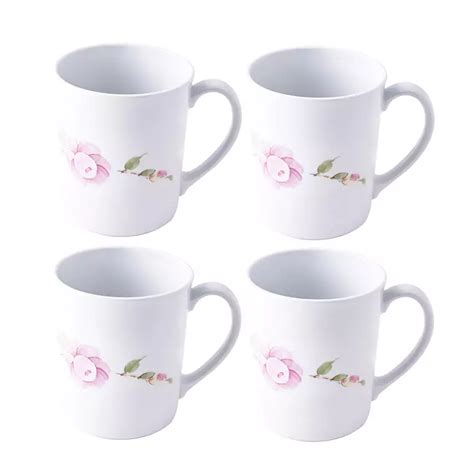 Buy Corelle Corelle 4 Pcs Porcelain Mug Country Rose Online Zalora