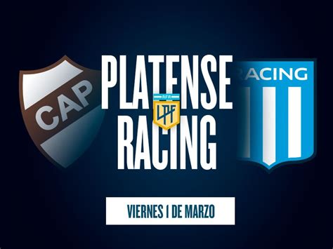 Platense vs. Racing, por la Copa de la Liga: hora, cómo ver en vivo y