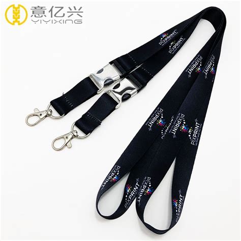 Black Lanyard Release Buckle Black Lanyard Black Lanyard Strap