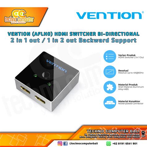 VENTION HDMI SPLITTER 1 In 2 Out Screen Duplicate Full HD ACB