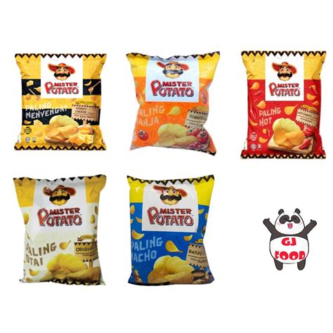 MISTER POTATO HOT SPICY FLAVOUR BARBEQUE FLAVOUR HONEY CHEESE FLAVOUR TOMATO FLAVOUR