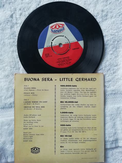 Se Produkter Som Liknar Little Gerhard Buona Sera Ep På Tradera