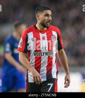 Brentford S Neal Maupay During The Premier League Match At The Gtech