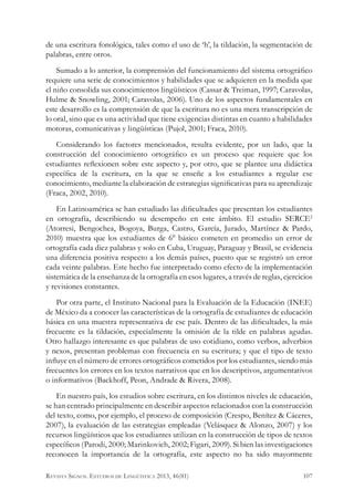 Caracterizaci N De Problemas Ortogr Ficos Recurrentes Pdf