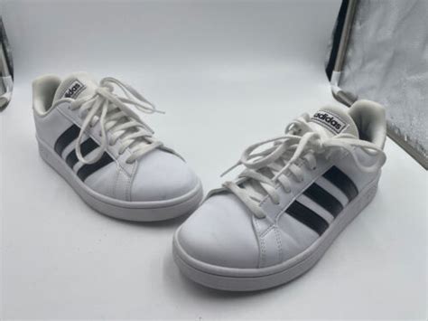 Adidas Sneaker White/Black PWJ 001004 Athletic Shoes Mens 7.5 Womans 8. ...