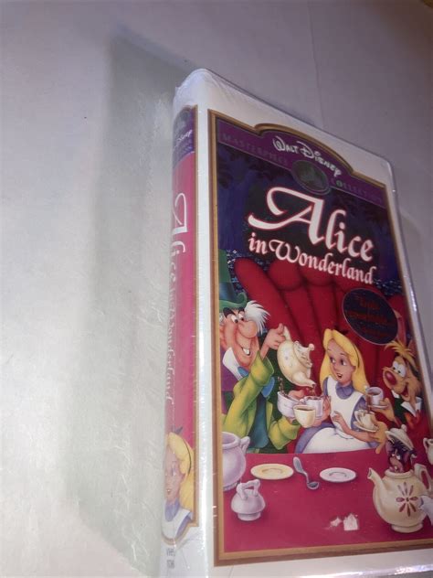 Mavin Sealed Alice In Wonderland Vhs Walt Disney Masterpiece