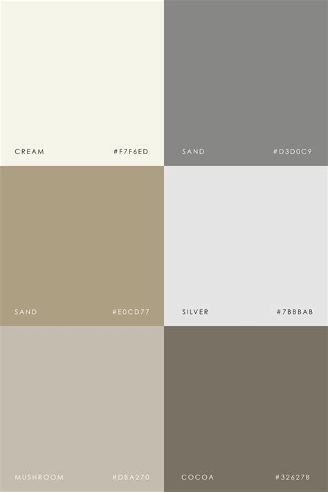 Natural Color Palettes Inspirations By Allison Jaffe Color Palette Interior Design Nude Color