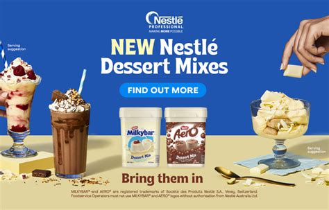 Nestlé Professional Launches New Dessert Mixes Inspired By Milkybar