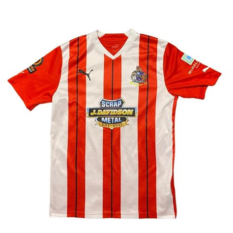 Altrincham 202324 Match Worn Signed Home Shirt Owen German