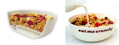 Eatmecrunchy Cereal Bowl - No More Soggy Cereal!