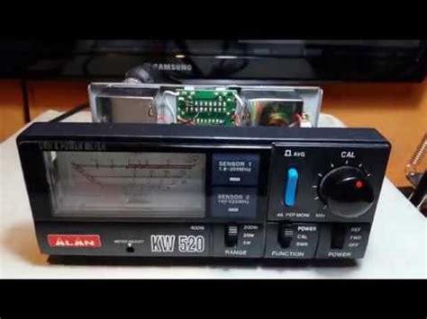 ALAN KW 520 (Ajuste MEDIDOR ROE PWR) - YouTube