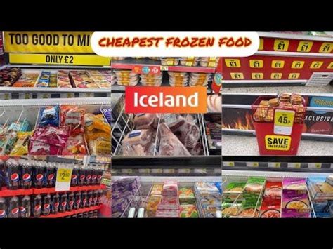 CHEAPEST FROZEN FOOD ICELAND SHOPPING HAUL ICELAND FOOD SHOPPING SHOP