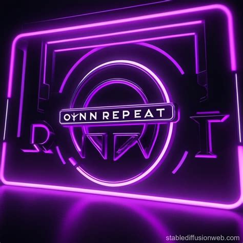 Logo For On Repeat Rock Band Stable Diffusion Online