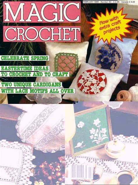 Crochet Magic Crochet Magazine Vintage 64 Issues Collection Crochet