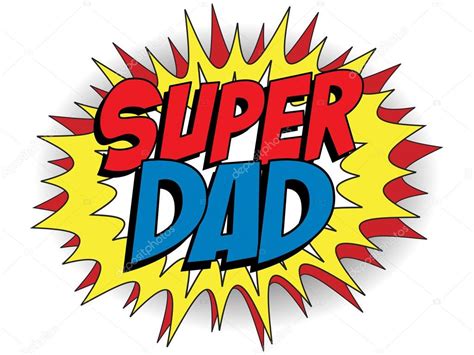 Happy Father Day Super Hero Dad — Stock Vector © Gubh83 26549065