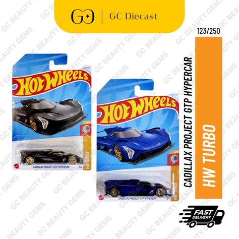 READY STOCK Hot Wheels Cadillac Project GTP Hypercar Black Blue Case E M Shopee