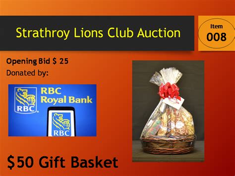 T Basket Strathroy Lions Club