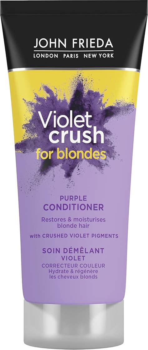 John Frieda Violet Crush For Blondes Toning Conditioner For Blonde Hair Purple Conditioner For