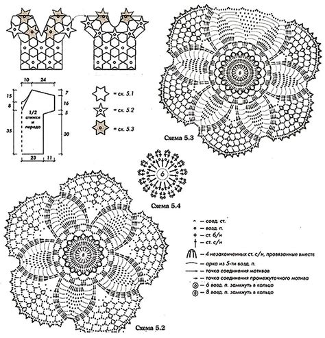 Вязание Крючком Схемы - 58 фото