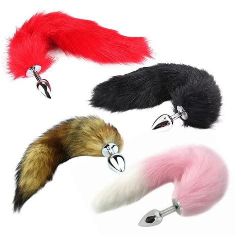 Plug Anal P Em Metal Rabo De Raposa Em Pel Cia Cm Pronta Entrega Sex Shop Shopee Brasil