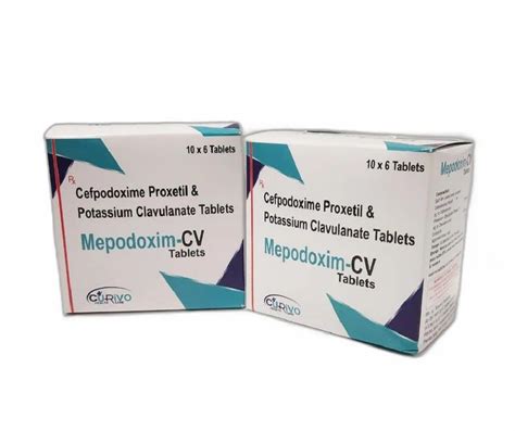 Cefpodoxime Proxetil Potassium Clavulanate Tablets At Rs Box