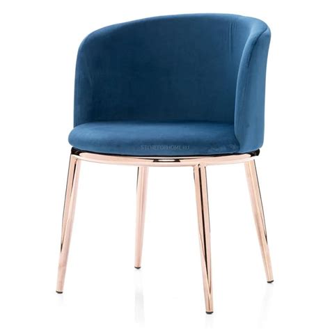 Стул Cooper синий велюр с золотыми ножками | Home decor, Furniture, Chair