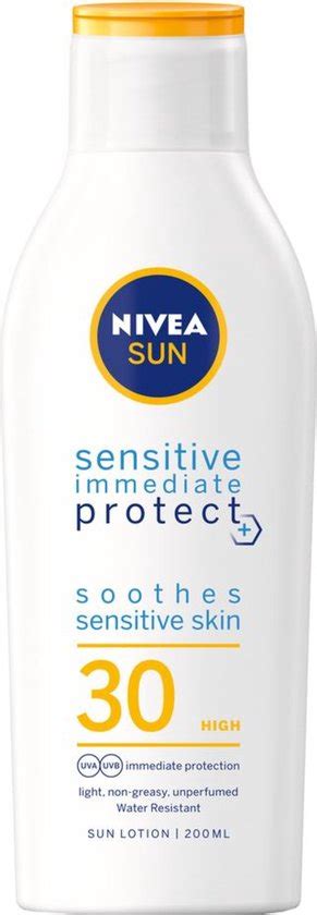 NIVEA SUN Sensitive Immediate Protect Zonnemelk SPF 30 200 Ml Bol