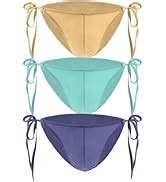 Panegy Herren String Tanga Dünn Eisseide Unterhose Low Rise Bikini
