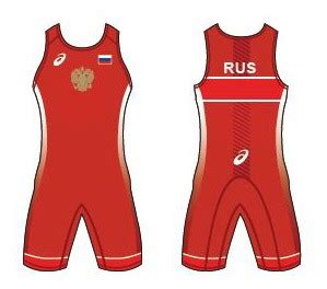 Asics Wrestling Singlet Russia 157575 from Gaponez Sport Gear