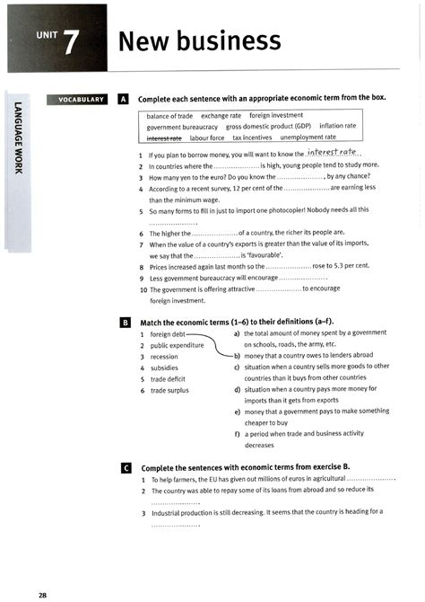 Market Leader 3rd Edition - Pre Intermediate - Unit 7, 8, 9 - Lektorat ...