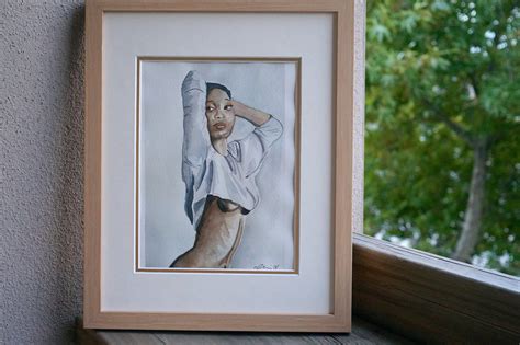 Watercolour Nude Woman Nude Female Nude Art Watercolour Nude Original Watercolour