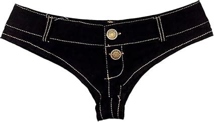 Women S Denim Shorts Ultra Short Mini Denim Shorts Thong Jean Cheeky Hot Pants At Amazon Womens