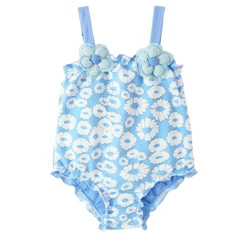 Akiihool Girl Swimsuit One Piece Girls Swimsuit Bikini Bathing Suit Quick Dry Blue 0 6 Months