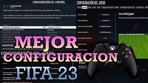 CONFIGURACION FIFA 23 PC CONTROLES Y CAMARA YouTube