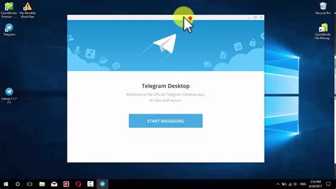 How To Set Up And Use Telegram On Pc Youtube