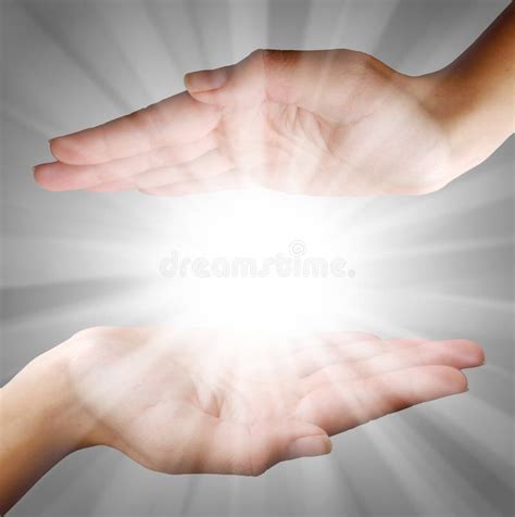 Hand With Light Bulb Stock Photo Image Of Concept Business 20115802