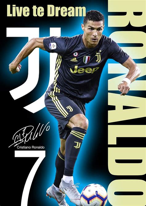 Poster di Cristiano Ronaldo con firma (replica), formato A3, rif. #42 ...