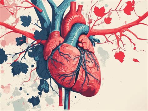 Human Heart Anatomy. Illustration in Vintage Style. Hand Drawn Sketch Stock Illustration ...