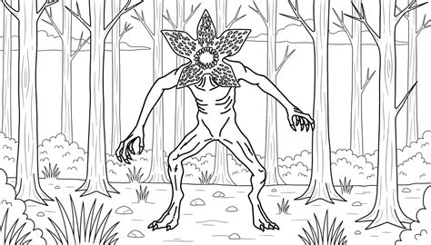 Demogorgon Ausmalbilder - 31 The Demogorgon ausmalbilder - Monster Stranger Things