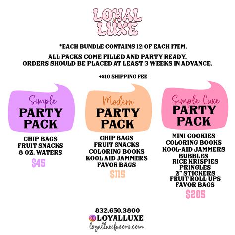 simple personalized party favors  stop shop loyal luxe