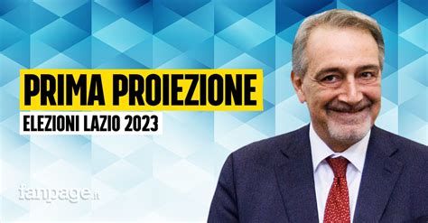 Proiezioni Regionali Lazio 2023 Rocca Vince Con Il 52 D Amato Al 34