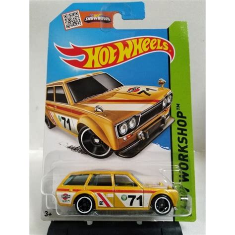 Hot Wheels Datsun Bluebird Wagon YElLOW Shopee Malaysia