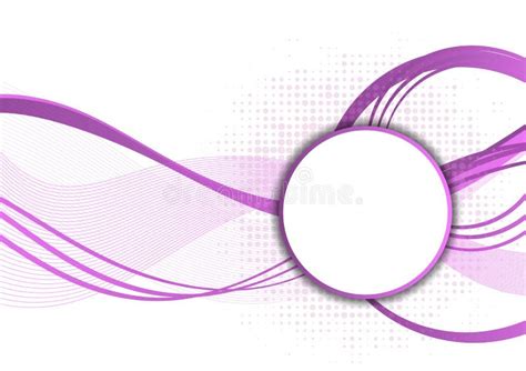 Purple Abstract Wave Wallpaper Modern Design with Copy Space. Vector ...