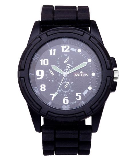 A Avon Black Wrist Watch Buy A Avon Black Wrist Watch Online At Best